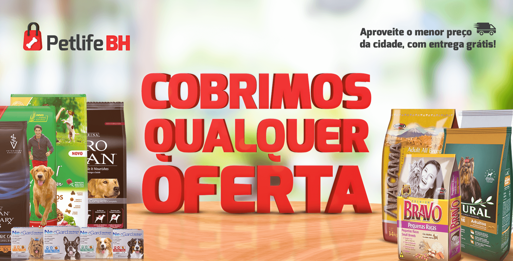 Loja | Pet Shop Online BH | Ração BH | Pet Life BH
