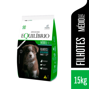 Ração Equilíbrio Filhotes de Raças Grandes 15kg