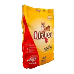 Ração Quatree Adultos Carne 15kg - Nutrição Completa para Seu Cão