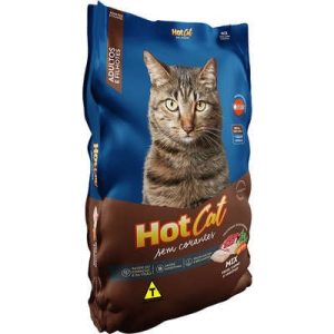 Ração Hot Cat Mix Sem Corantes 10kg - Nutrição Completa para Gatos | Saúde e Bem-Estar | Pet Life BH
