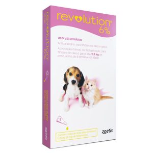 Revolution 6% para Cães e Gatos até 2,5 kg 