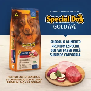 Ração Special Dog Gold Life Carne e Frango 15 kg