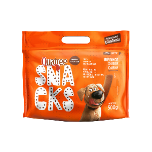 Quatree Snacks Bifinhos Carne para Cães 500g