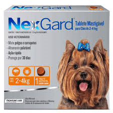 Nexgard para Cães de 2 a 4kg