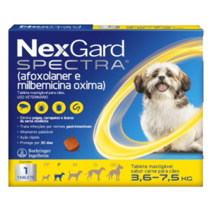 NexGard Spectra para Cães 3,6 a 7,5kg