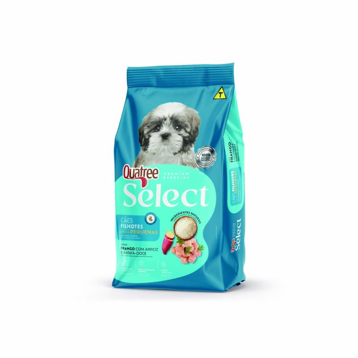 Quatree Select Cães Filhotes Raças Pequenas 15kg – Crescimento Saudável