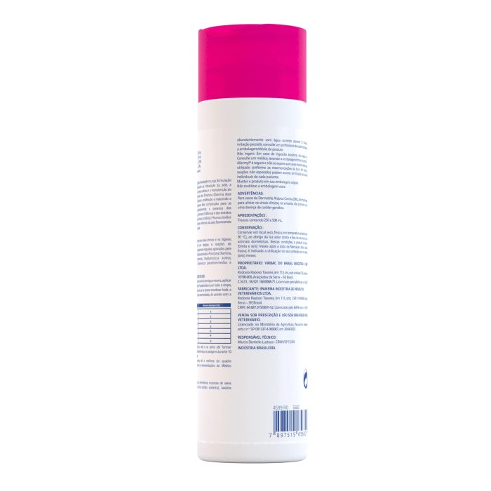 Allermyl Glyco 500ml Virbac Shampoo Pet para Pele Sensível