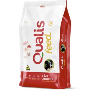 A Ração Qualis Cães Adultos Raças Médias 15kg f