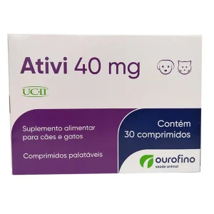 Ativi 40mg Ourofino – Suplemento para Saúde das Articulações de Cães e Gatos